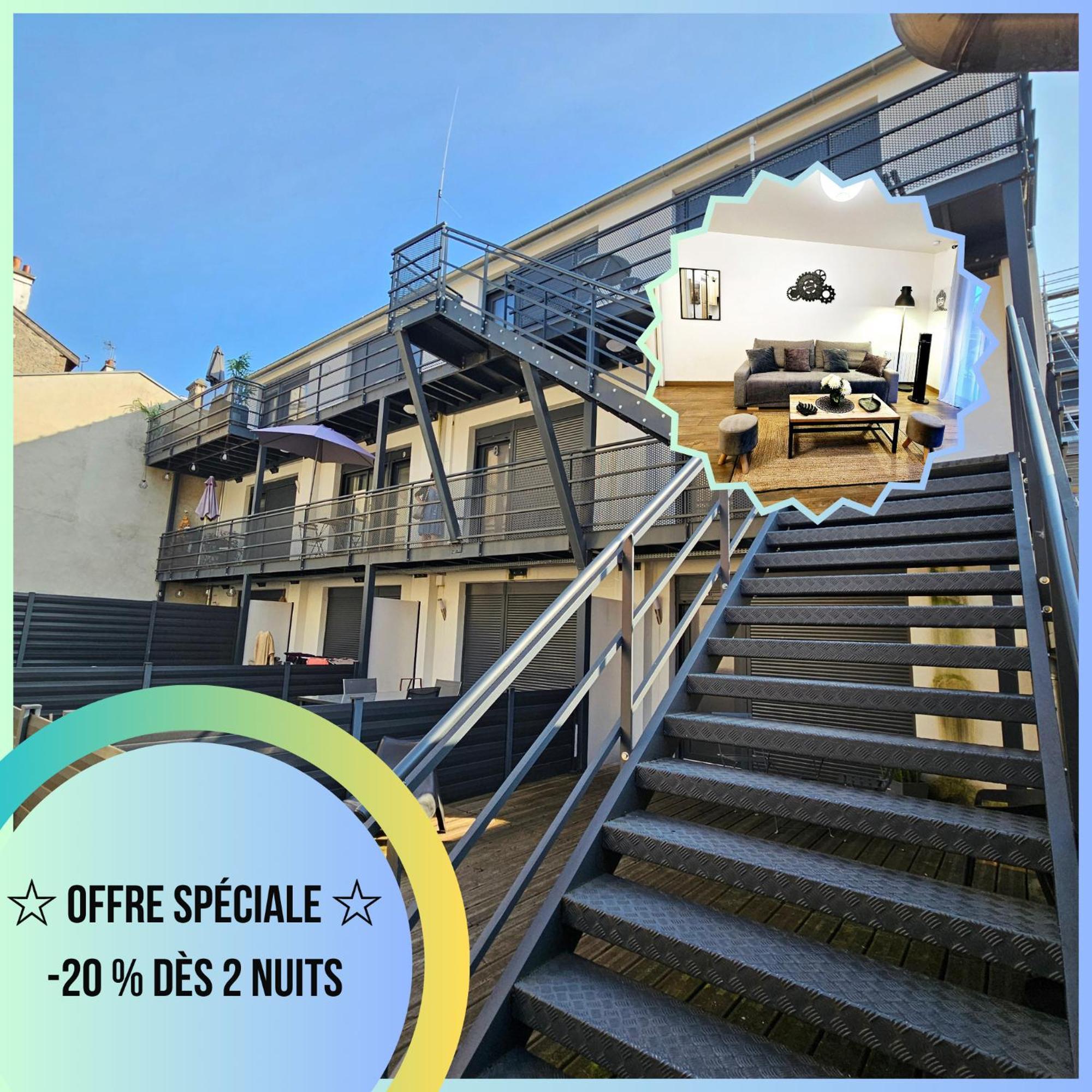 Passage Secret - Ideal Pro, Couples, Familles & Amis - Le Calme En Hypercentre - Wifi Haut Debit - Netflix - Machine A Laver - Gare, Cathedrale, Commerces, Restaurants & Transports En Commun A Moins De 10 Minutes A Pied 兰斯 外观 照片