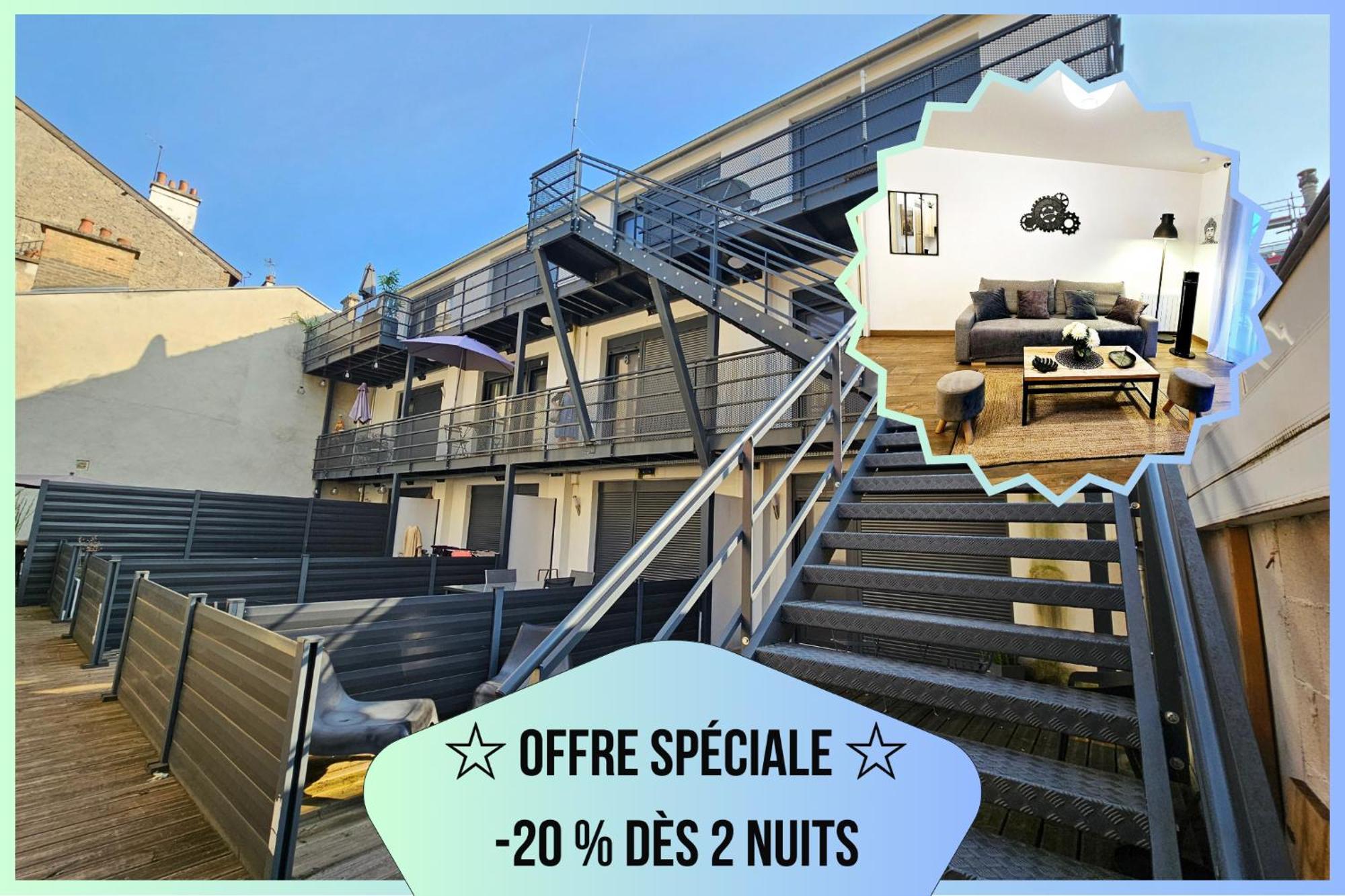 Passage Secret - Ideal Pro, Couples, Familles & Amis - Le Calme En Hypercentre - Wifi Haut Debit - Netflix - Machine A Laver - Gare, Cathedrale, Commerces, Restaurants & Transports En Commun A Moins De 10 Minutes A Pied 兰斯 外观 照片