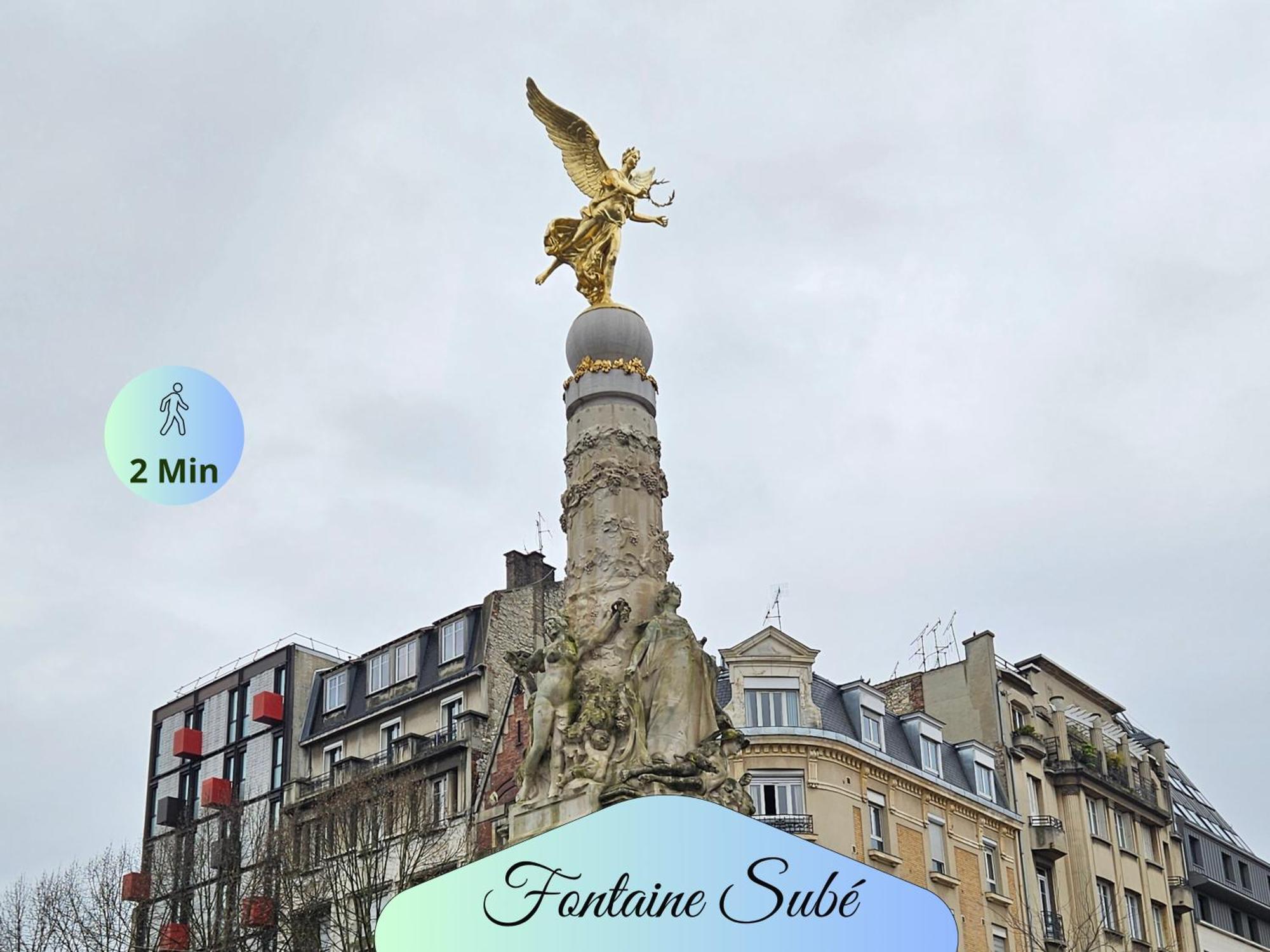 Passage Secret - Ideal Pro, Couples, Familles & Amis - Le Calme En Hypercentre - Wifi Haut Debit - Netflix - Machine A Laver - Gare, Cathedrale, Commerces, Restaurants & Transports En Commun A Moins De 10 Minutes A Pied 兰斯 外观 照片